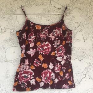 LOFT Floral Print Tank Top